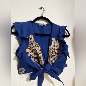 Blue top from herencia collection